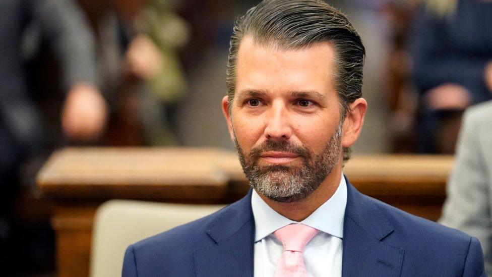 Donald Trump Jr at trial