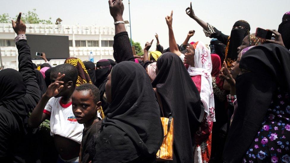 Women protest against ethnic and jihadist violence - Bamako, Mali 5 April 2019