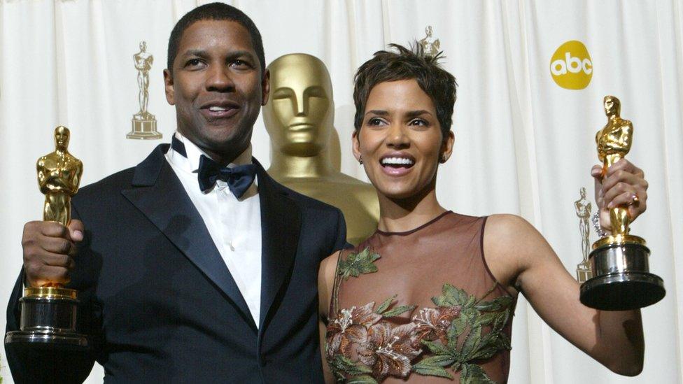 Halle Berry and Denzel Washington