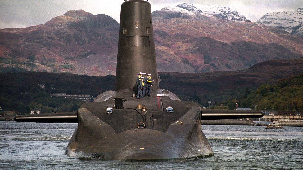 Trident submarine