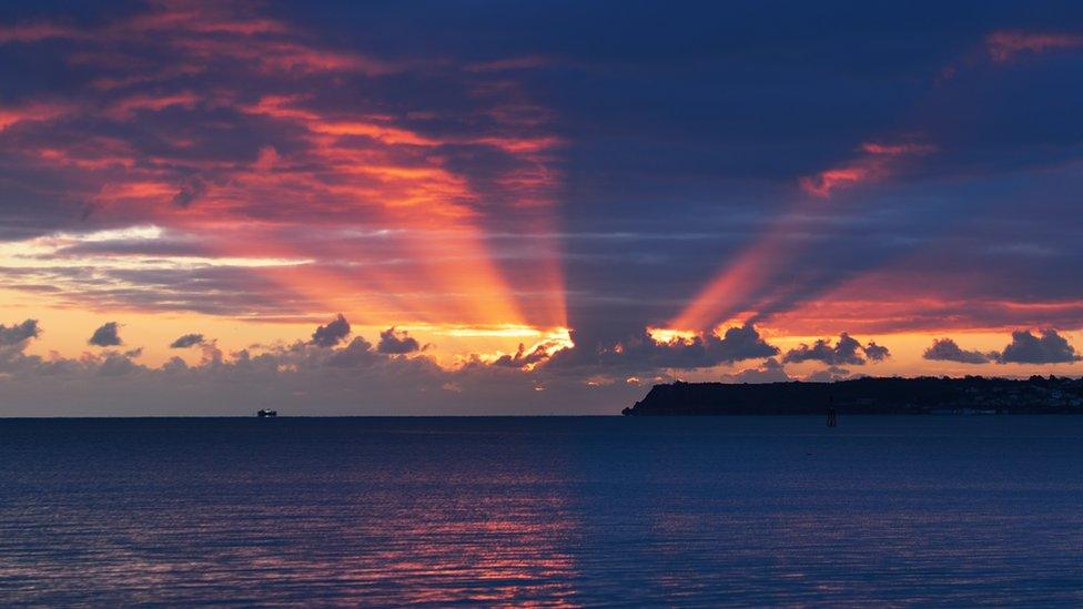 Sunrise from Paignton Beach