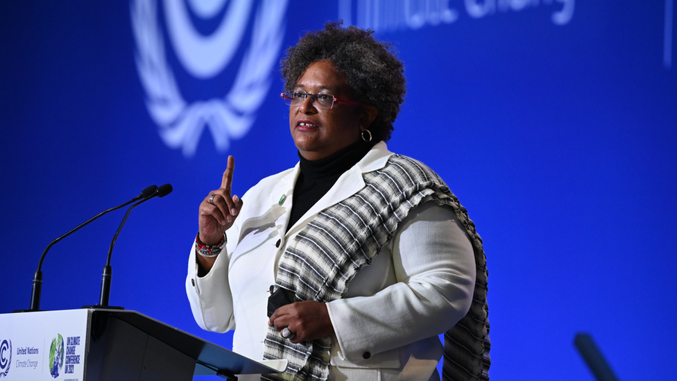 Barbadian Prime Minister Mia Mottley