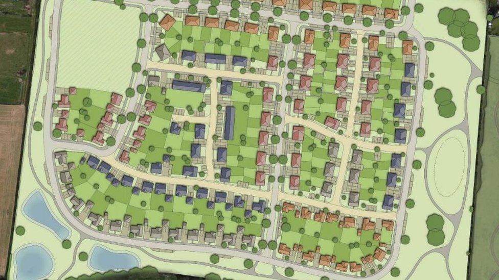 artist's impression of the development