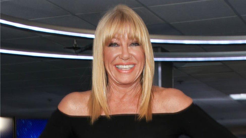 US actress Suzanne Somers