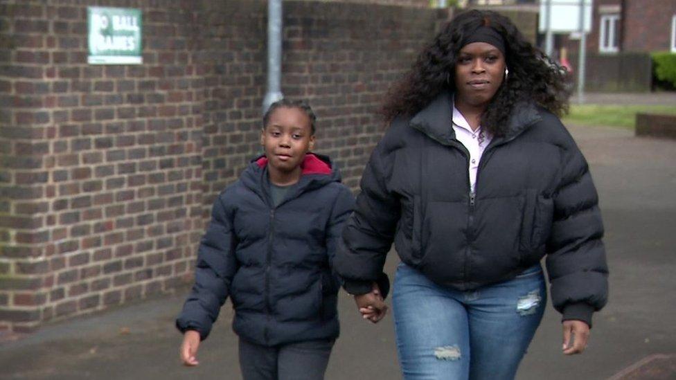 Donna and her son, Javon