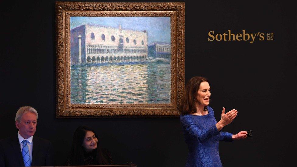 Monet's Le Palais Ducal at Sotheby's