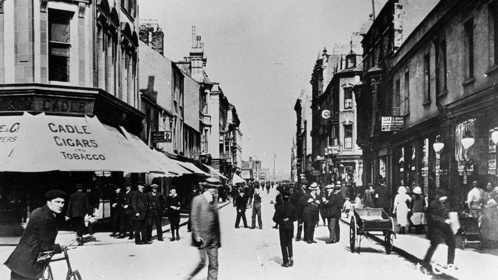 James Street, Cardiff Docks, circa 1920