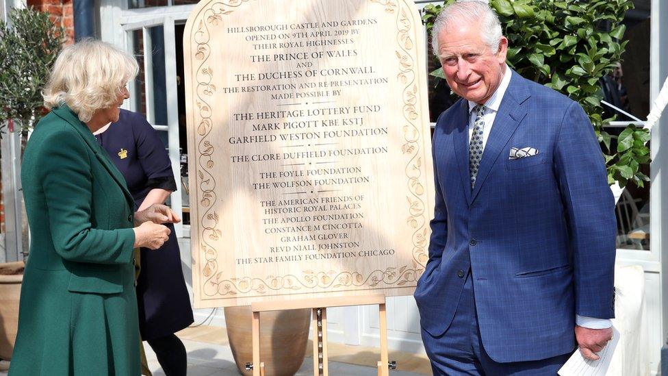 The Royal couple unveiled a new plaque during the official reopening