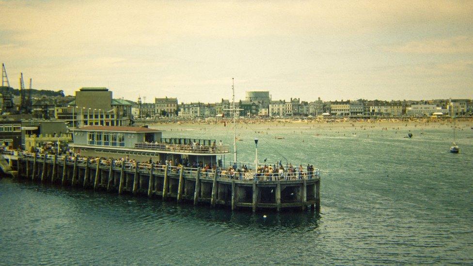 Weymouth Pier in 1976