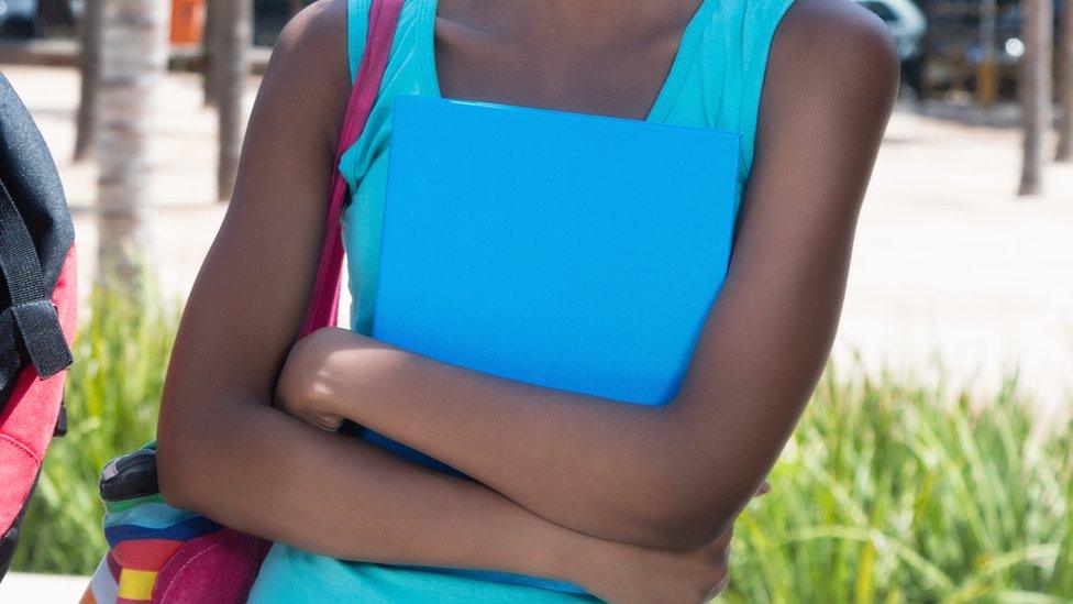 A female university student in Kenya