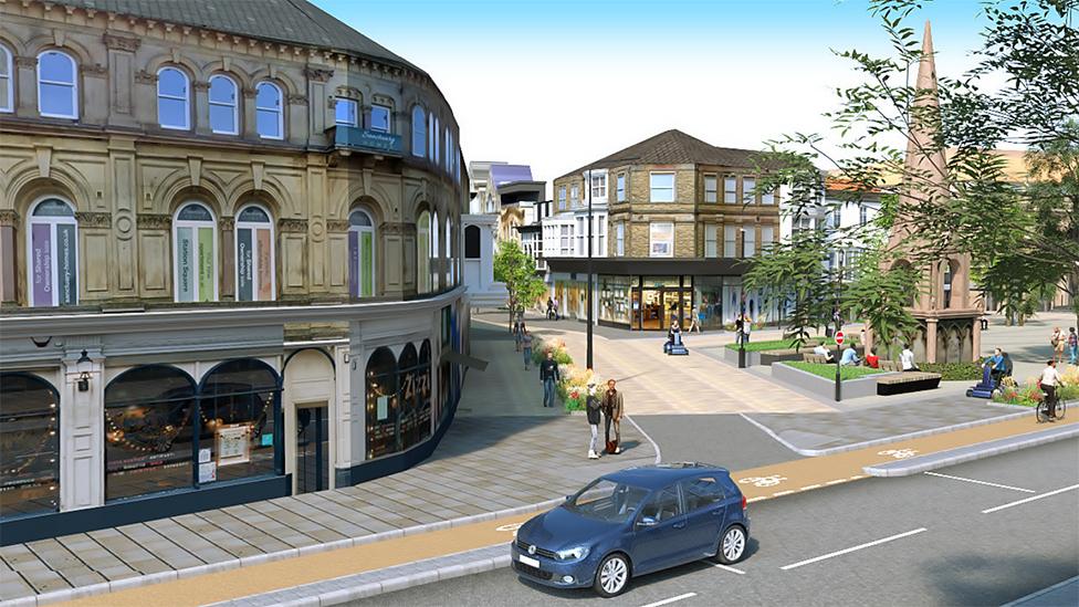 Artist impression of new scheme in Harrogate