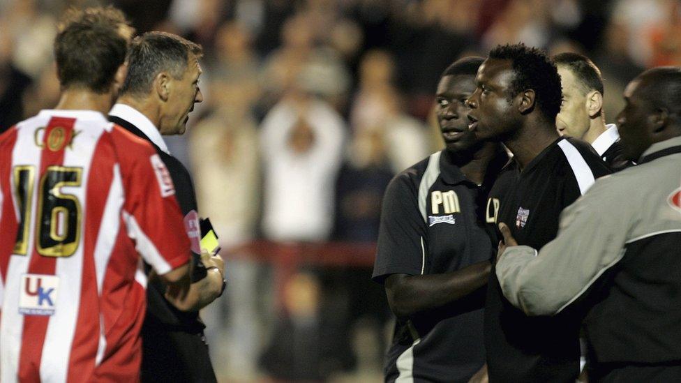 Leroy Resenoir on the pitch