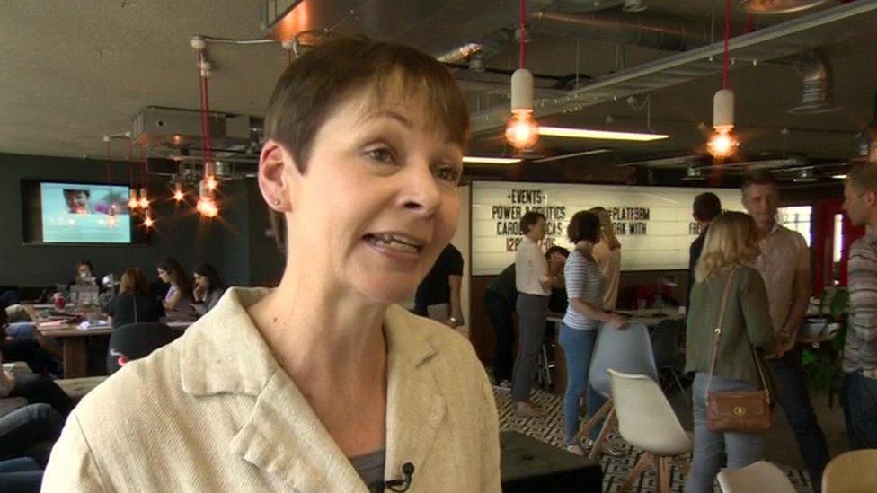 Green Party co-leader Caroline Lucas