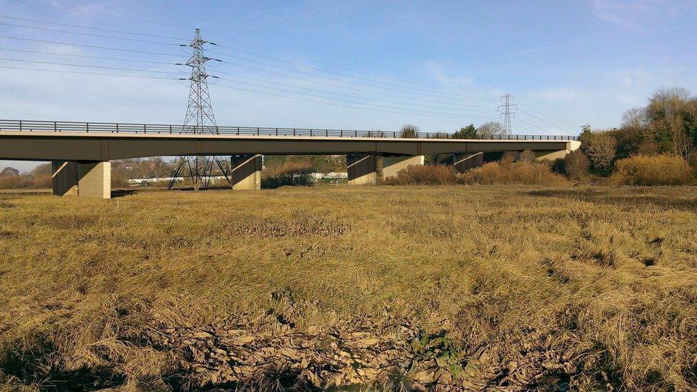 Carrington bridge in Worcester