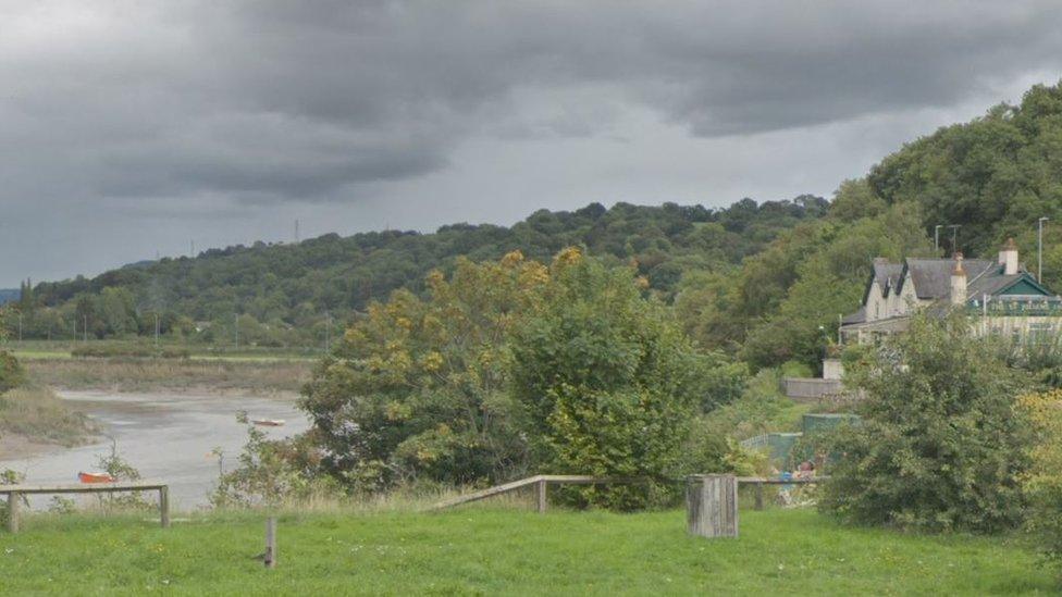 River Usk near Caerleon Road in Newport