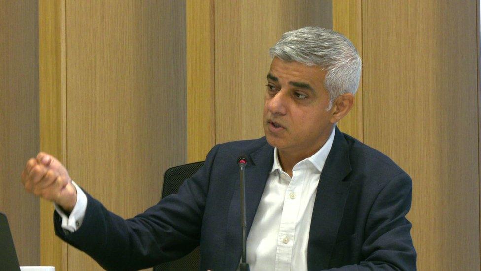 Sadiq Khan at Mayor's Question Time