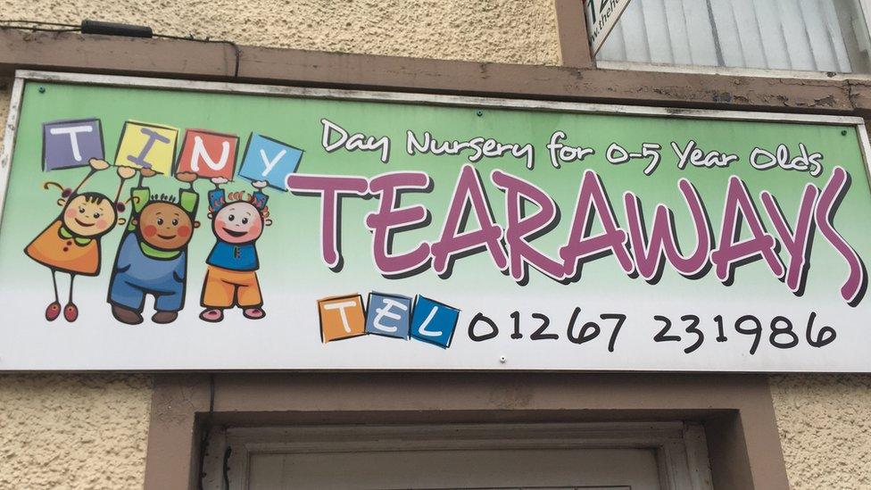 Tiny Tearaways day nursery in Carmarthen