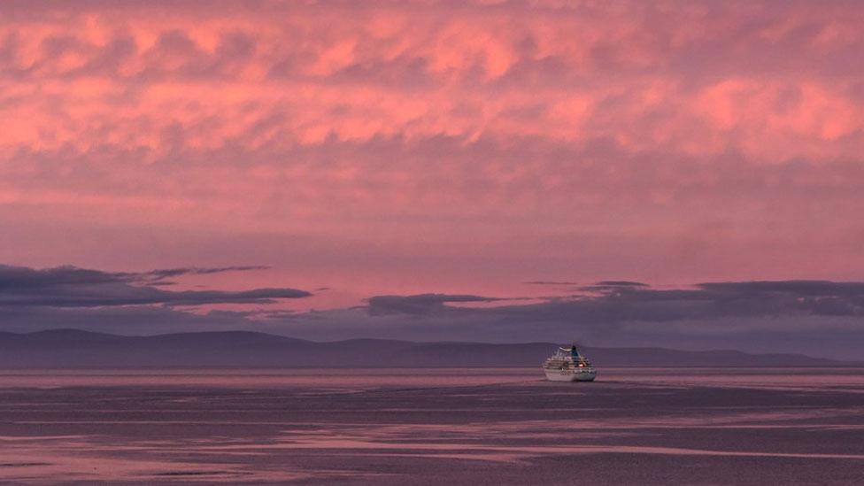 Evening sky seen from Scrabster