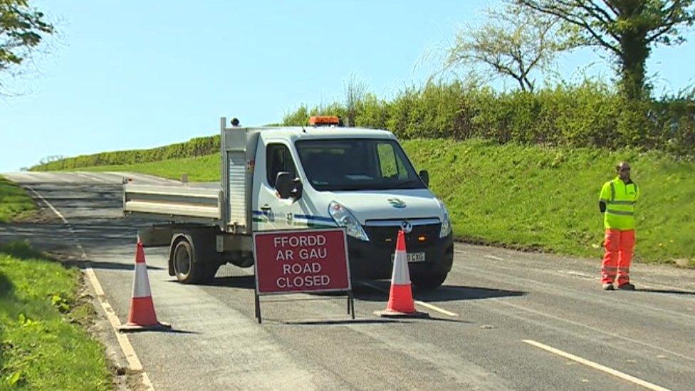 The crash happened on the A543 between Groes and Denbigh