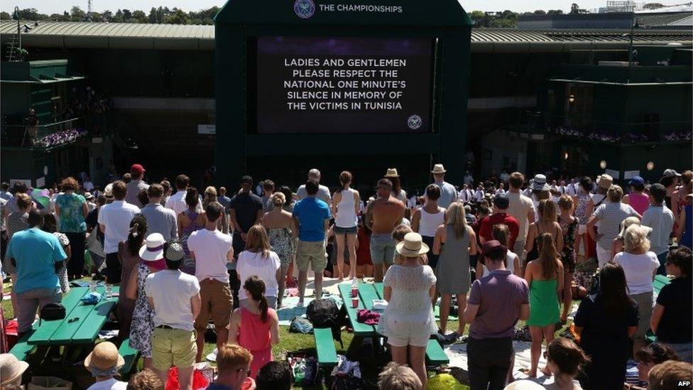 Wimbledon silence