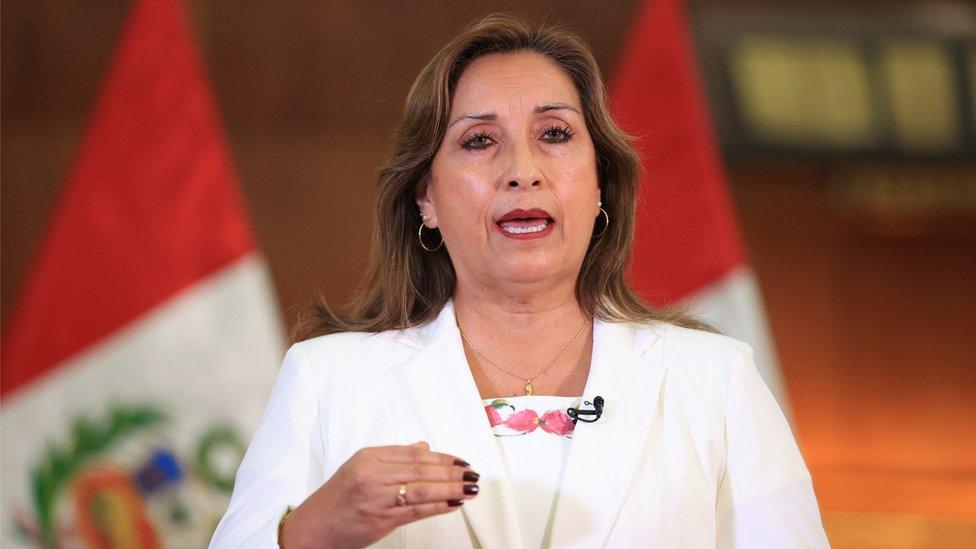 Peru's President Dina Boluarte