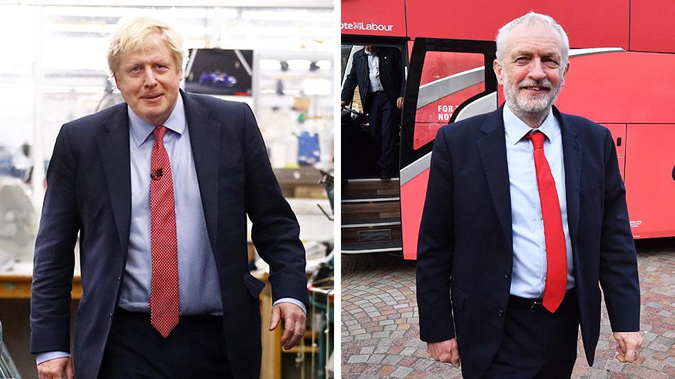 Boris Johnson and Jeremy Corbyn