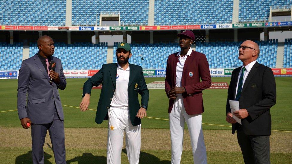 Pakistan against West Indies