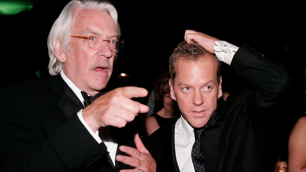 Donald Sutherland and Kiefer Sutherland