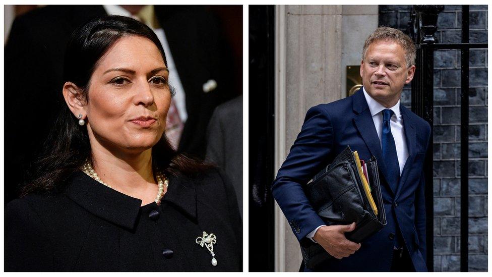 priti patel and grant shapps