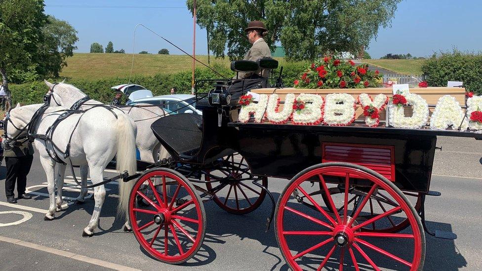 Horse-drawn hearse