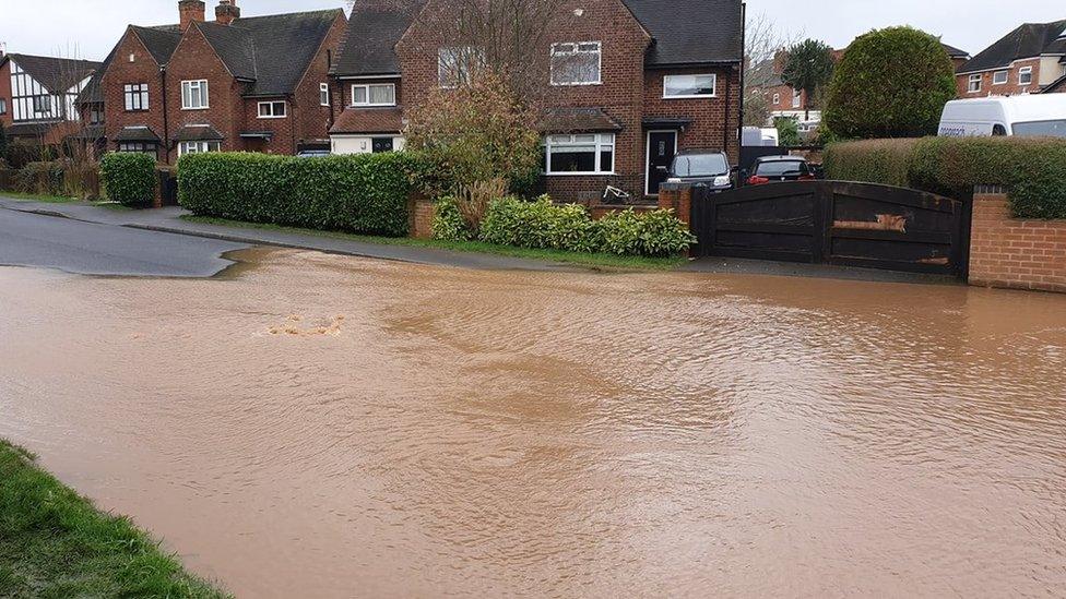 Flooding in Thoresby Dale