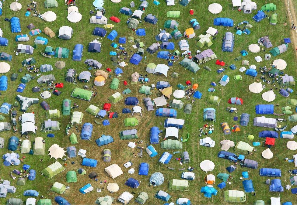 Latitude Festival tents