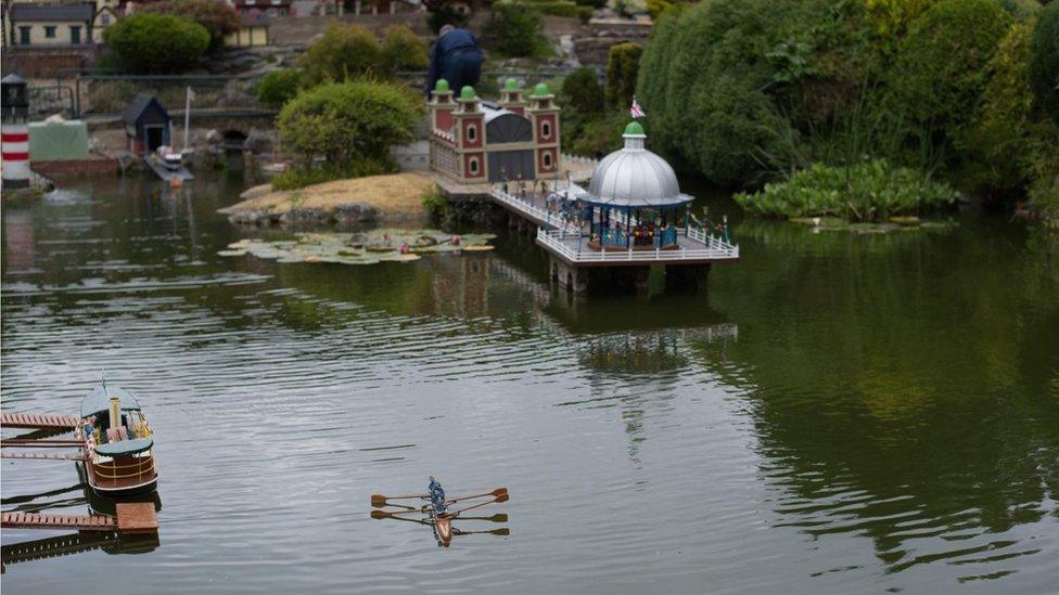 Bekonscot boating lake