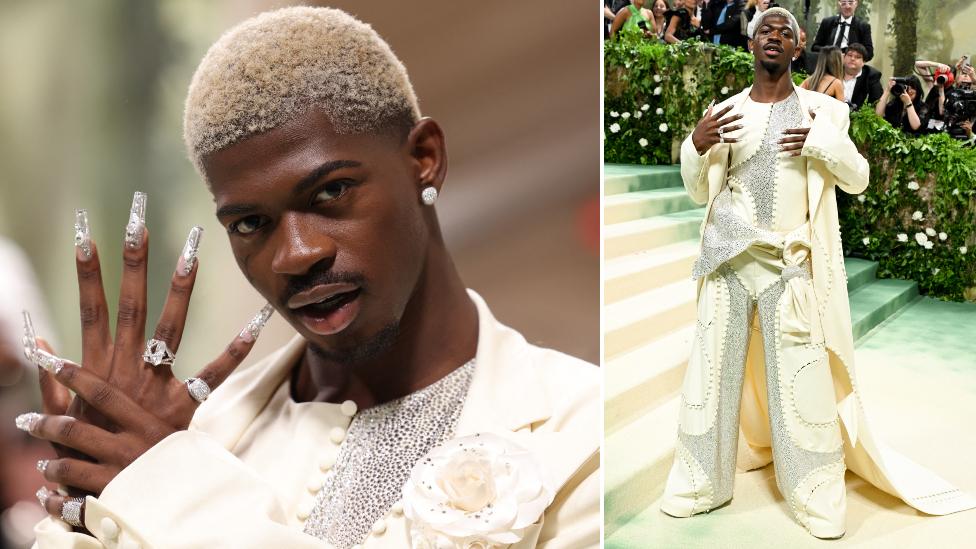 Lil Nas X at the 2024 Met Gala: "Sleeping Beauties: Reawakening Fashion" held at The Metropolitan Museum of Art on May 6, 2024 in New York City