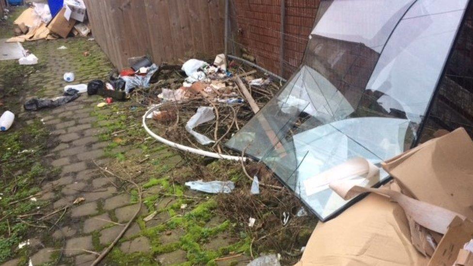 Flytipping in Levenshulme