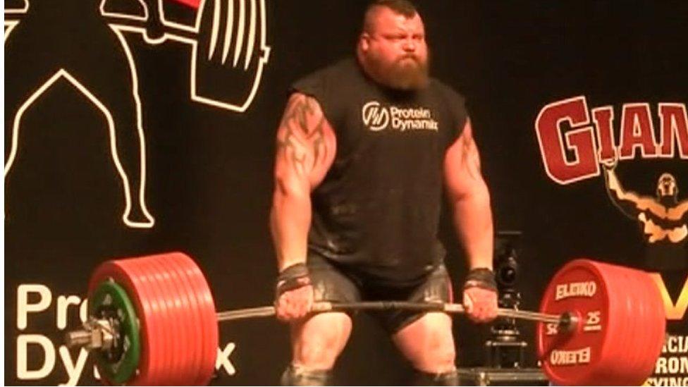 Eddie Hall at a previous event