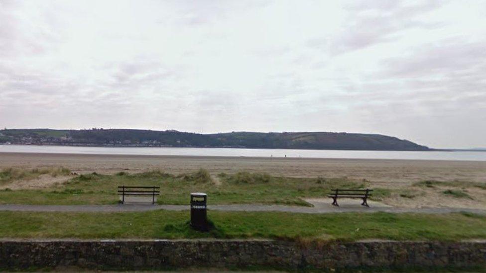 Llansteffan beach