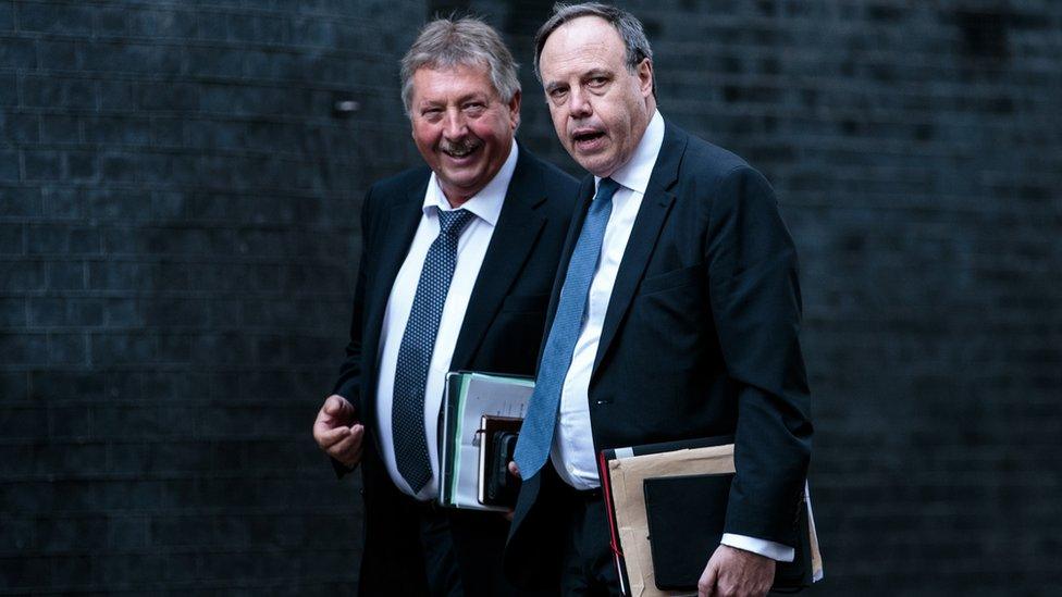 Sammy Wilson and Nigel Dodds