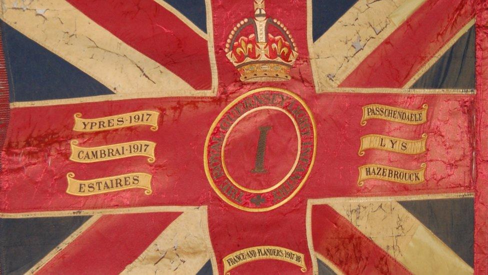 Standard of the Royal Guernsey Light Infantry