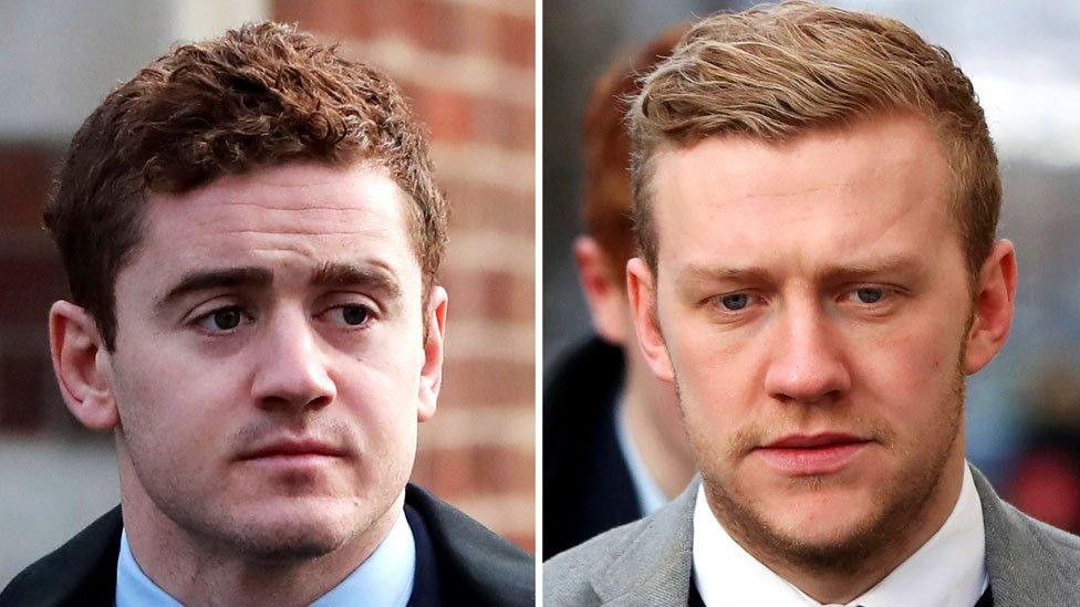 Stuart Olding and Paddy Jackson