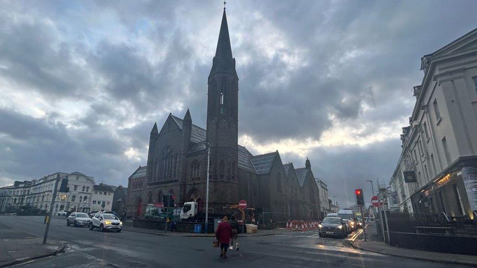 The exterior of Trinity Methodist Church