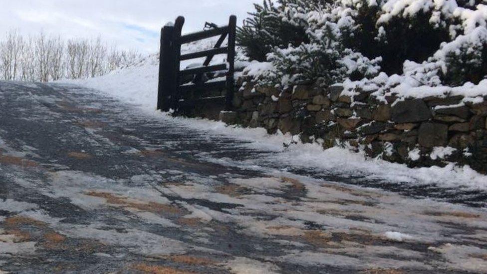 Icy Driveway