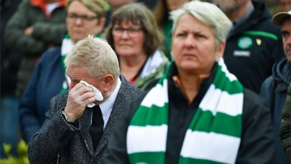 Fans at Celtic Park