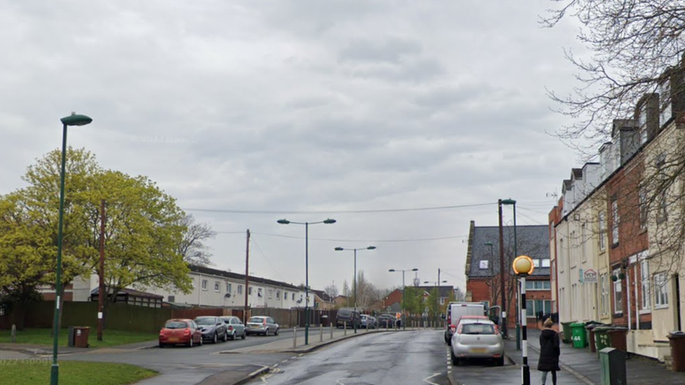 A general view of Park Lane, Basford