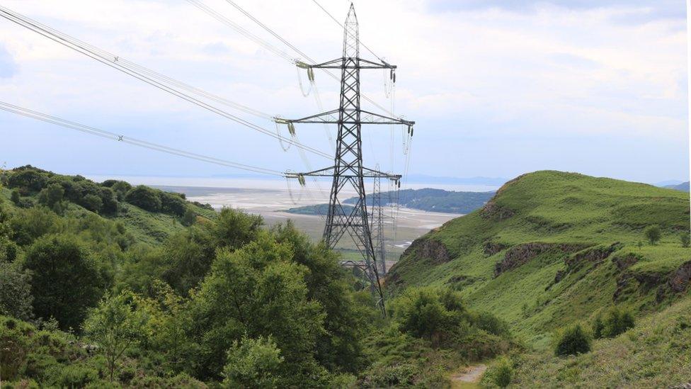 Pylon in Snowdonia