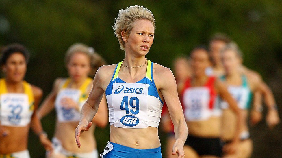 Madeleine Papae taking part in a race in Australian in 2009