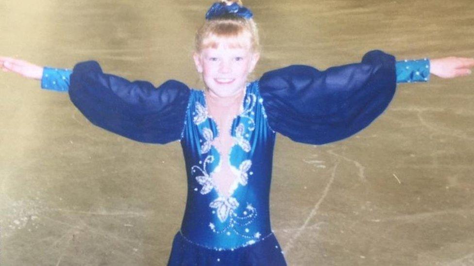 Christie started figure skating aged 7