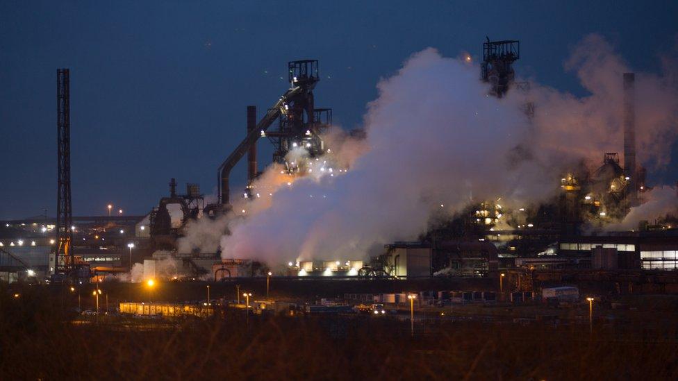 A UK steelworks