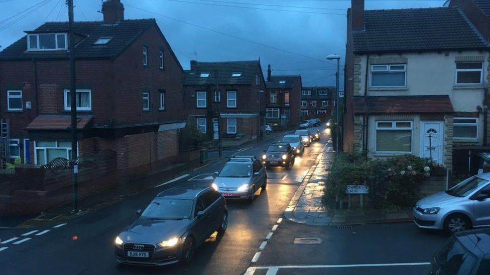 Traffic in the Burley area