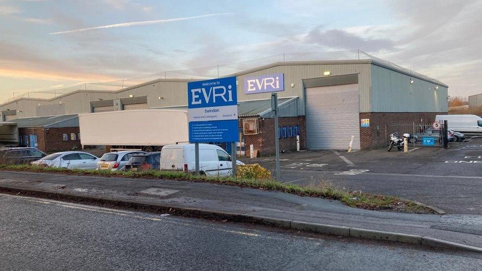 EVRi warehouse in Swindon